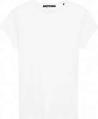Produktbild von Someday V-Kragen T-Shirt für Damen in weiß 2002-10-05016