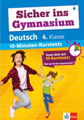 Obrázek produktu pro Sicher ins Gymnasium 15-Minuten-Kurztests Deutsch 4. Klasse