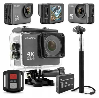Obrázek produktu pro 4K UHD 30FPS sportovní kamera WiFi příslušenství dálkové ovládání baterie vodotěsná