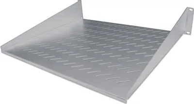 Produktbild von Intellinet 19'' Fachboden zur Frontmontage T:250mm 2HE grau