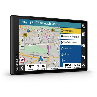 Produktbild von Garmin DriveSmart 66 EU MT-D, 15,2 cm (6"), 1280 x 720 Pixel, TFT, 144,8 x 81,3 mm (5.7 x 3.2"), Multitouch, 145 x 81 mm