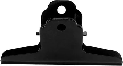 Produktbild von Metallische Papierhalter - 10 cm - Schwarz - starke Klemkräfte