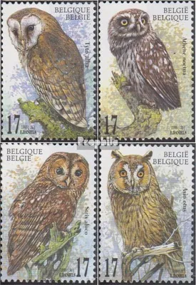 Produktbild von Briefmarken Belgien 1999 Mi 2857-2860 (kompl.Ausg.) postfrisch Eulen