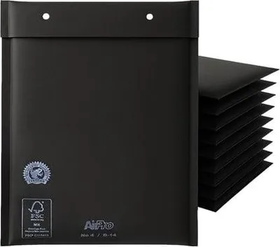 Obrázok produktu pre Poštové tašky BABELKOWE D14 Čierna 200 x 275 mm Ochranné balenie 100 kusov