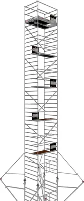 Image de ALTEC AluKlik 2.0 1300 XXL | AH 13 m | Largeur 1,35 m | Echafaudage roulant | Echafaudage pliant