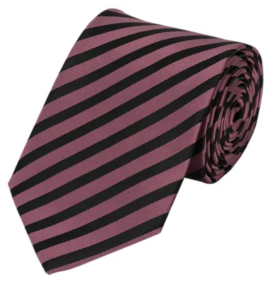 Produktbild von Fabio Farini - 1 Stück Herren Krawatte Rot - verschiedene Rote Männer Schlips in 8cm Breit (8cm), Schwarz Beere - Berry Smoothie/Hexachrome Black