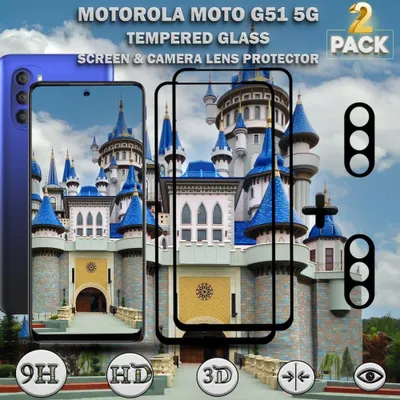 Obrázek produktu pro 1-balení OnePlus 9 5G Ochranné sklo na displej & 1-balení ochrana objektivu - Tvrzené sklo 9H - Super kvalita 3D
