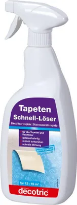 Produktbild von Decotric Tapetenschnelllöser gebrauchsfertig in Sprühflasche für alle Tapeten und Rauhfaser