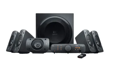Produktbild von Logitech Z906, 5.1 Kanäle, 500 W, Universal, Schwarz, 1000 W, IR