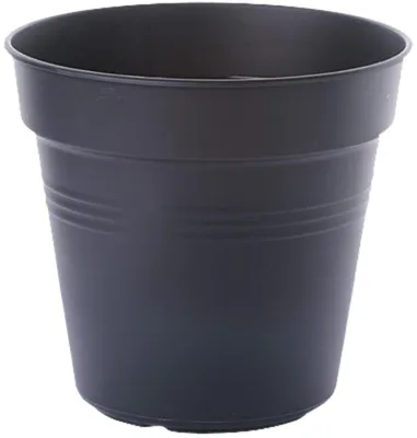 Zdjęcie produktu dla elho green basics growpot 17cm, Sadzarka w doniczce, Wolnostojący, Polipropylen (PP), Czarny, Okrągły, Wewnątrz/Na wolnym powietrzu