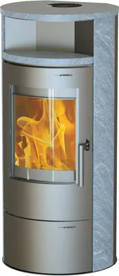 Produktbild von Thermia Kaminofen Vento Naturstein grau 7 kW