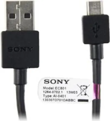 Produktbild von Sony MicroUSB Datenkabel EC801 bulk