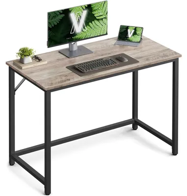 Image de Bureau compact avec cadre métallique, dimensions 100 x 50 cm