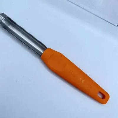 Zdjęcie produktu dla Tupperware Zackenkönig, pomarańczowy nóż do obierania i wydłubywania jabłek, Kitchen Aid, obieraczka do jabłek