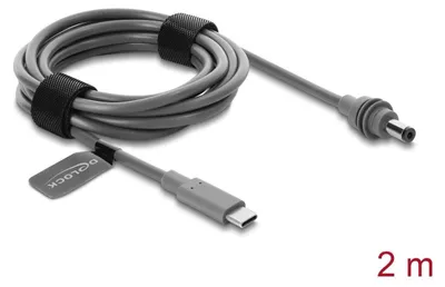 Produktbild von DeLOCK 91820, 2 m, USB C, DC 5.5mm, 20 V, 5 A