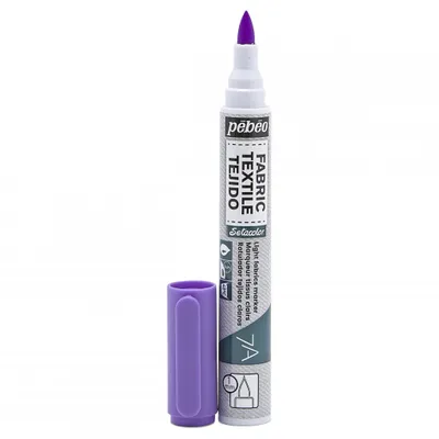 Produktbild von Pebeo Setaskrib Light Fabrics Marker, 16 Fluo Violet