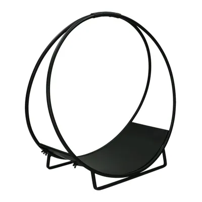 Immagine prodotto di Cesto portabigliame in legno Pomax Alpbach, in metallo, colore nero, dimensioni L 70 x P 29 x H 71 cm