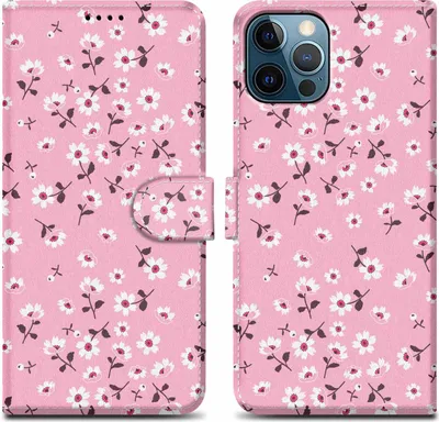 Zdjęcie produktu dla Etui ochronne Cadorabo do Apple iPhone 13 PRO Case Design Pink Etui na telefon komórkowy Etui ochronne Etui magnetyczne Etui Cover