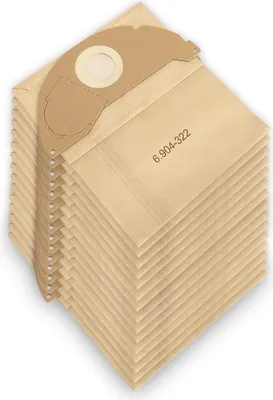 Produktbild von 15 Stš¹ck Papierfilterbeutel fš¹r K?rcher 6.904-322.0, WD2 Staubsaugerbeutel Papier Filtertš¹ten Beutel fš¹r WD2 Premium MV2 WD 2.200 bis WD 2.550 A2004 A2054 A2099 Staubsaugertš¹ten Filterbeutel Paperbags