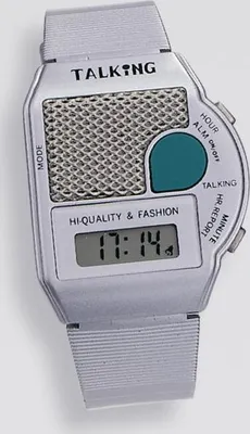 Produktbild von Atlanta Sprechende Armbanduhr Quartz, mit Weckfunktion, Repetition, optionales Stundensignal; 6694-19