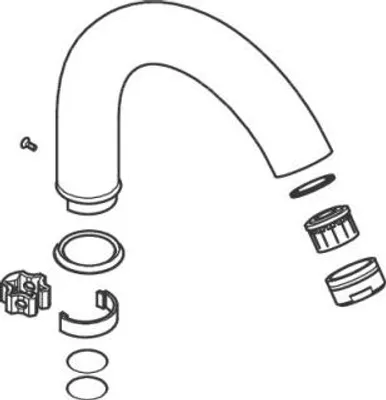 Produktbild von Hansgrohe Auslauf Axor Carlton Zweigriff Waschtischarmatur Chrom