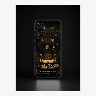 Productafbeelding van Samsung A36 hoesje, telefoonhoesje, beschermhoesje, case met een loyaliteitsmotief – LUNØIR ©