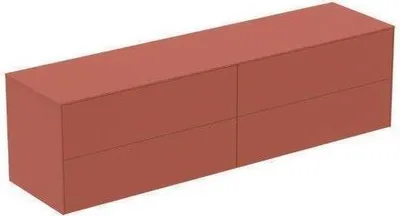 Produktbild von Schubladenfront CONCA u rechts für WTU 980x267mm Sunset matt Sunset matt