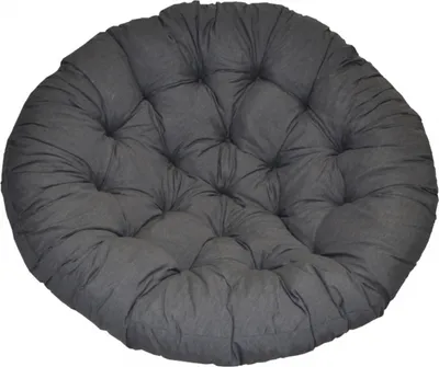 Obrázek produktu pro Polstr deluxe na křeslo papasan 110 cm - tmavě šedý melír