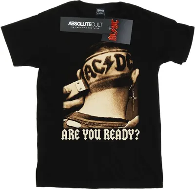 Produktbild von AC/DC - "Are You Ready?" T-Shirt für Herren BI7267 (XXL) (Schwarz)