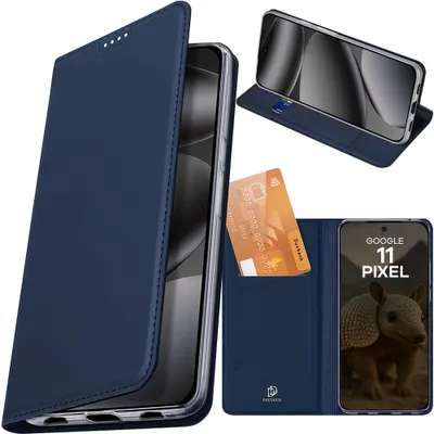 Produktbild von Handyhülle mit Klappe für Google Pixel 11, Dux Ducis Skin Pro, Dunkelblau