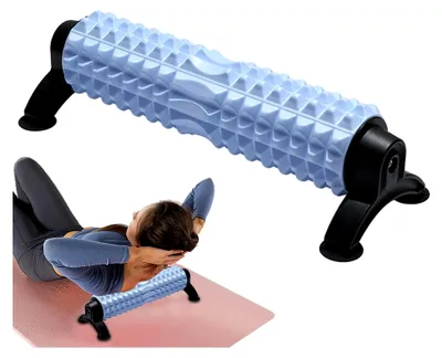 Produktbild von Schaumstoffrolle für den Rücken – Schaumstoffrolle für Tiefenmassage von Triggerpunkten | Fitnesszubehör für Stretching Beine Arme Rücken Wade Pilates-Training