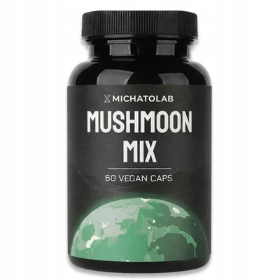 Obrázok produktu pre MichatoLab Zmes húb 60 kapsúl | Reishi, Cordyceps, Chaga, Lion's Mane – 6 v 1