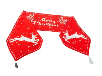 Produktbild von Verk 26258 Weihnachtstischläufer 205 x 35 cm rot