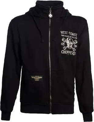 Produktbild von West Coast Choppers High Speed Zip Hoody black L