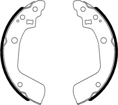 Produktbild von TEXTAR Bremsbackensatz Trommelbremse Hinten für SUZUKI SWIFT III (MZ, EZ) 200mm 91078600