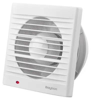 Produktbild von Braytron Badlüfter Wandlüfter WC Küche 150mm leise – Wandlüfter 260 m³/h Bad Ventilator 37 dB