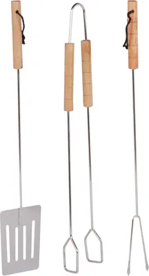Obrázek produktu pro DOCHTMANN Grilovací nářadí sada 3ks BBQ, dřevo