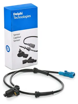 Produktbild von DELPHI ABS Sensor Raddrehzahl passend für PEUGEOT 206 Schrägheck (2A/C) SS20022