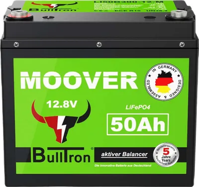 Produktbild von BullTron Mover 50Ah Batterie mit 50A Dauer- und 300A Kurzzeitstrom- 0% nach §12 Abs. 3 UstG