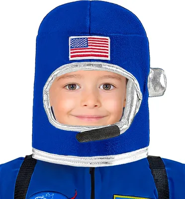 Produktbild von Blauer Astronautenhelm - Raumfahrer Helm -  Kindergröße - Farbe Blau