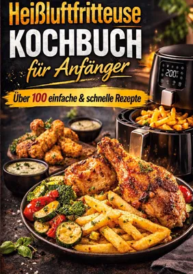 Produktbild von Heißluftfritteuse Kochbuch für Anfänger Über 100 einfache & schnelle Rezepte