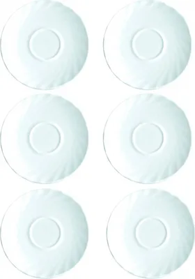 Produktbild von 6 Untertassen Trianon (für Kaffeetasse 22cl)