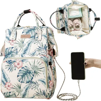 Produktbild von Funktioneller Trolley-Organizer für die Mutter, Creme, Oxford-Gewebe, 42x26x19 cm