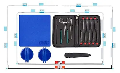 Imagen del producto de OWC OWCDIYIMACGEN, Juego de herramientas, Universal, Paño de limpieza, Destornillador, Herramienta de apertura, Ventosa, Pinzas, Plano, Phillips, Estrella, 2 pinzas,