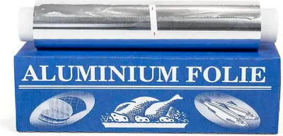 Produktbild von 6 Rollen Aluminiumfolie 30cm x 150m, 11my, mit Box