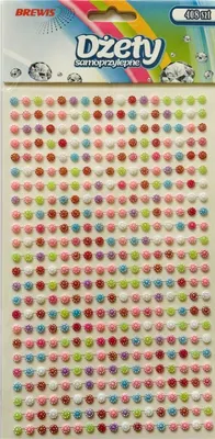 Produktbild von Selbstklebende Blumen-Strasssteine, 3 mm, 408 Stück – Brewis