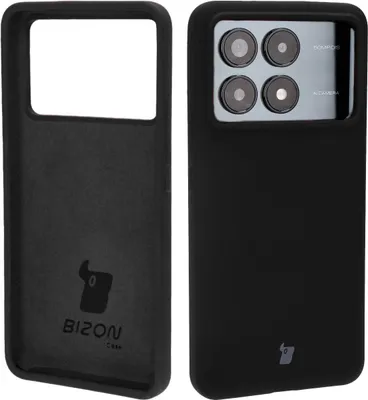 Produktbild von Bizon Soft Case für Xiaomi Poco F6 Pro, Schwarz