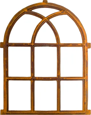 Produktbild von Nostalgie Stallfenster Fenster 72x58cm Eisen Eisenfenster antik Stil Rost Rahmen