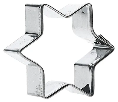 Immagine prodotto di GastroMax 939302-1 Tagliabiscotti a stella GastroMax, altezza: 80 mm, acciaio inox