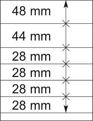 Produktbild von Lindner 802605 T-Blanko-Blätter - 1 Stück